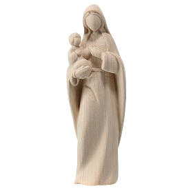 Modern Virgin with Child, Val Gardena natural maple wood