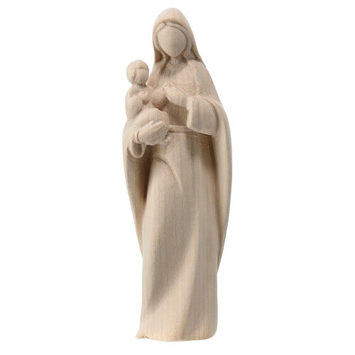 Modern Virgin with Child, Val Gardena natural maple wood 1