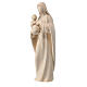 Modern Virgin with Child, Val Gardena natural maple wood s2