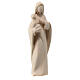 Modern Virgin with Child, Val Gardena natural maple wood s3