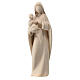 Mary with Child statue natural Val Gardena maple s1