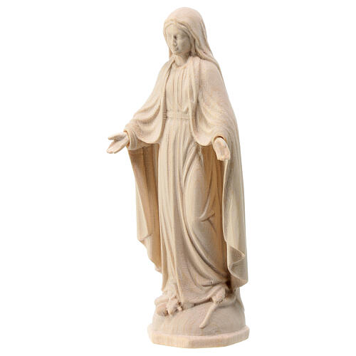 Immaculate Mary statue natural Val Gardena maple 2