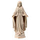Immaculate Mary statue natural Val Gardena maple s1