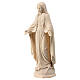 Immaculate Mary statue natural Val Gardena maple s2