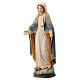 Immaculate Virgin painted statue, Val Gardena maple wood s2