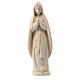 Notre-Dame de Lourdes statue Val Gardena bois érable naturel s1