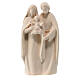 Modern Nativity of Val Gardena natural maple wood s1