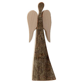 Angel statue in natural pine Val Gardena 12 cm