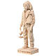 Shepherd Saint Francisco, natural maple wood statue, Val Gardena s2