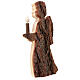 Angel with candle in pine wood Val Gardena 40 cm s3