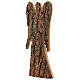 Angel silhouette, Val Gardena pinewood with bark, 38 cm s2