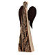 Anjo madeira pinheiro com casca Val Gardena 12 cm s2