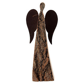 Angel in pine bark Val Gardena 12 cm