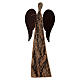 Angel in pine bark Val Gardena 12 cm s1