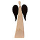 Angel in pine bark Val Gardena 12 cm s4
