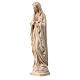 Our Lady of Lourdes statue, Val Gardena natural maple wood s4