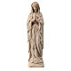 Estatua Virgen de Lourdes madera arce Val Gardena s1