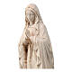 Statue Notre-Dame de Lourdes avec Bernadette bois tilleul Val Gardena s4