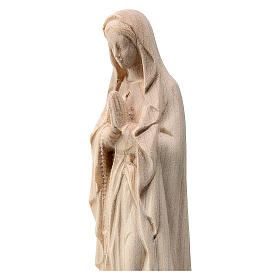 Statue Lady of Lourdes maple Valgardena wood