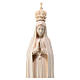 Madonna von Fatima mit Krone, Lindenholz, natur, Grödnertal s2