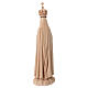 Our Lady of Fatima with crown, natural linden wood, Val Gardena s9