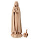 Our Lady of Fatima with crown, natural linden wood, Val Gardena s10