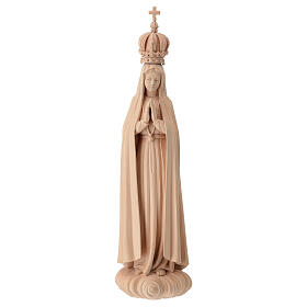 Madonna Fatima con corona legno tiglio Val Gardena