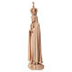 Madonna Fatima con corona legno tiglio Val Gardena s3
