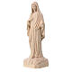 Our Lady of Medjugorje statue in natural Val Gardena linden wood s3