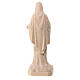 Our Lady of Medjugorje statue in natural Val Gardena linden wood s5