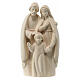 Holy Family, Val Gardena, natural linden wood, 18 in s1