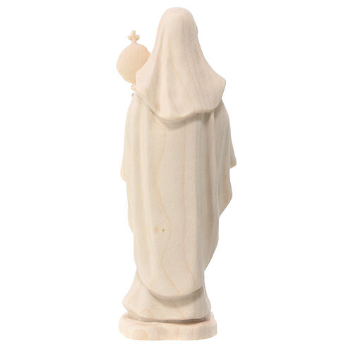 St Clare statue in natural Val Gardena linden wood 4