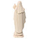 St Clare statue in natural Val Gardena linden wood s4