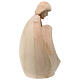 Holy Family statue modern natural Val Gardena linden wood 36 cm s8