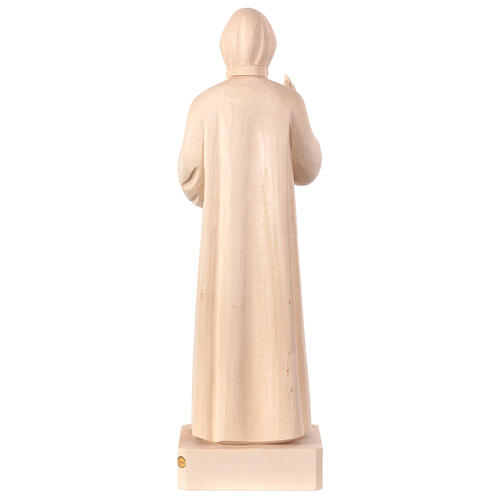 St Charbel statue natural Val Gardena linden wood 8