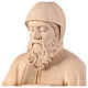 St Charbel statue natural Val Gardena linden wood s2