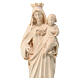 Our Lady of Mount Carmel, Val Gardena, natural linden wood s2