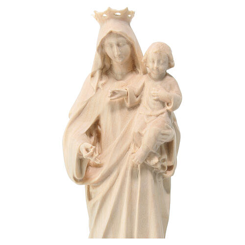 Our Lady of Mount Carmel statue in Val Gardena linden wood 2