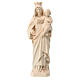 Our Lady of Mount Carmel statue in Val Gardena linden wood s1