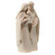 Holy Family statue modern in natural Valgardena linden 36 cm s3
