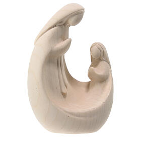 Madonna z Bernadette, nowoczesny styl, naturalne drewno lipy, Val Gardena, 36 cm