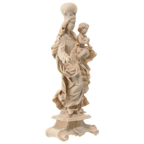 Virgen Bavaría Val Gardena tilo natural 60 cm 3