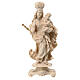 Our Lady of Bavaria statue in natural Val Gardena linden 60 cm s1