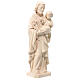 Saint Joseph avec Enfant Jésus Val Gardena tilleul naturel s3