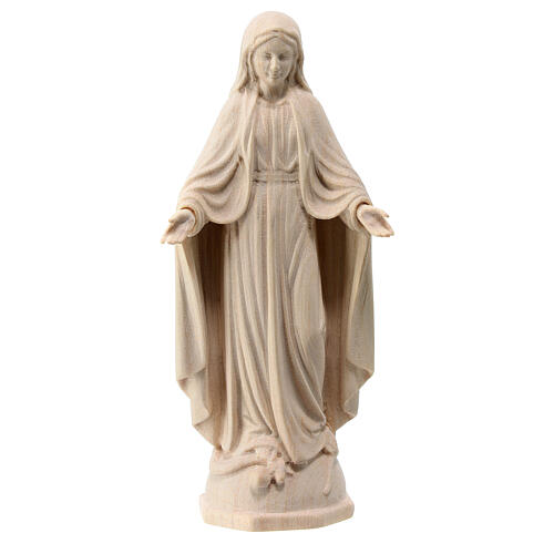Immaculate Conception statue natural Val Gardena linden 1