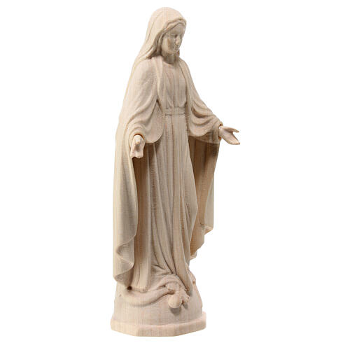 Immaculate Conception statue natural Val Gardena linden 3