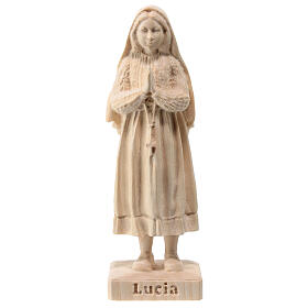 Shepherdess Lucia statue in natural Val Gardena linden