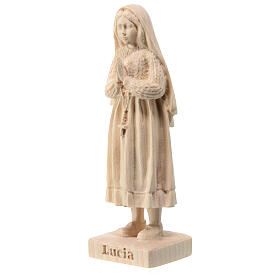 Shepherdess Lucia statue in natural Val Gardena linden