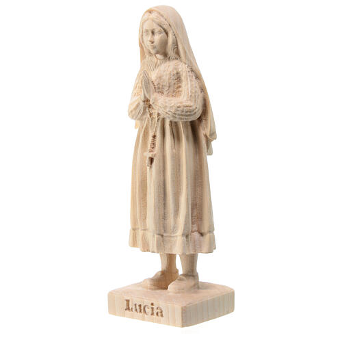 Shepherdess Lucia statue in natural Val Gardena linden 2