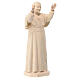 Statue tilleul naturel Pape Jean-Paul II Val Gardena s3